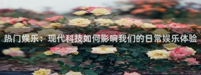长征平台官网版：热门娱乐：现代科技如何影响我们的日常娱乐体验