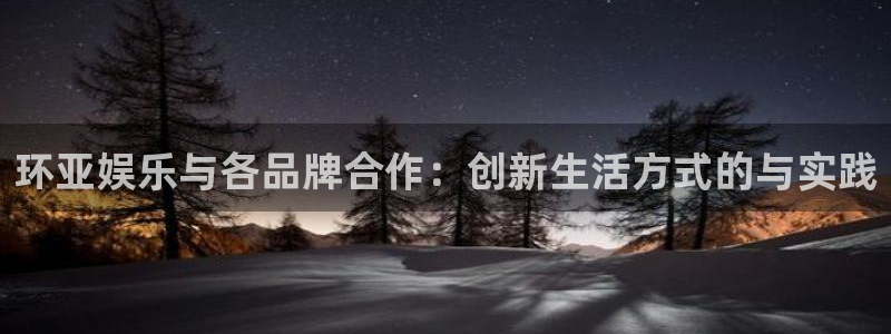 长征平台退款怎么退：环亚娱乐与各品牌合作：创新生活方式的与实践